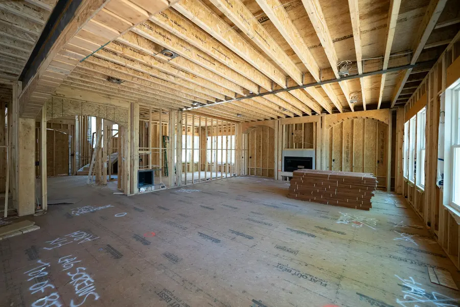 Innenausbau mit Holzrahmen im Neubau